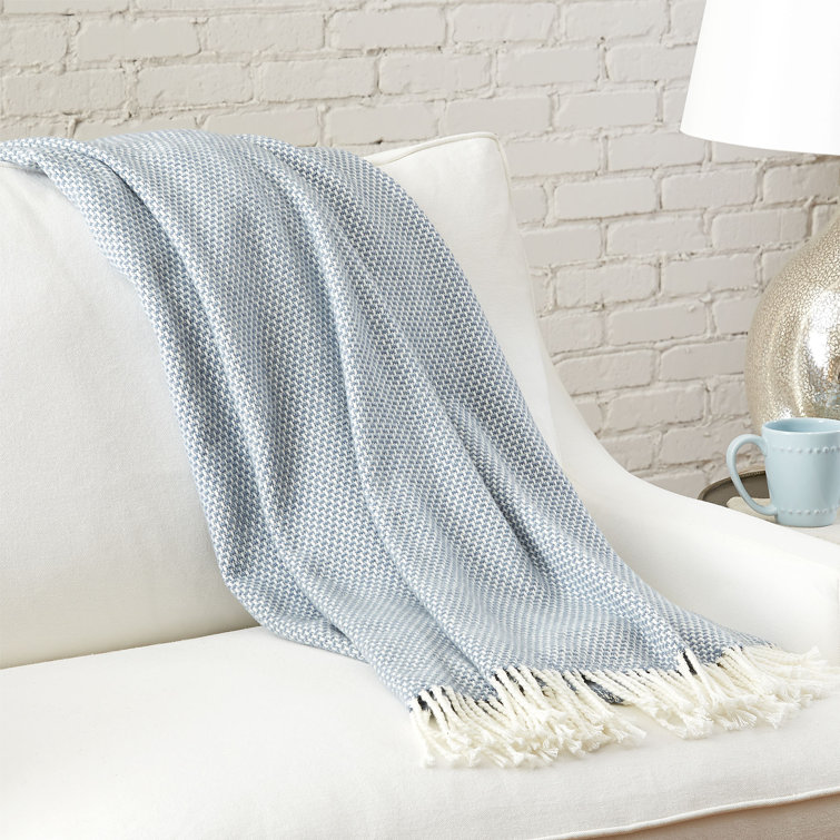 Alcott Hill® Kaley Cotton Blend Throw & Reviews Wayfair
